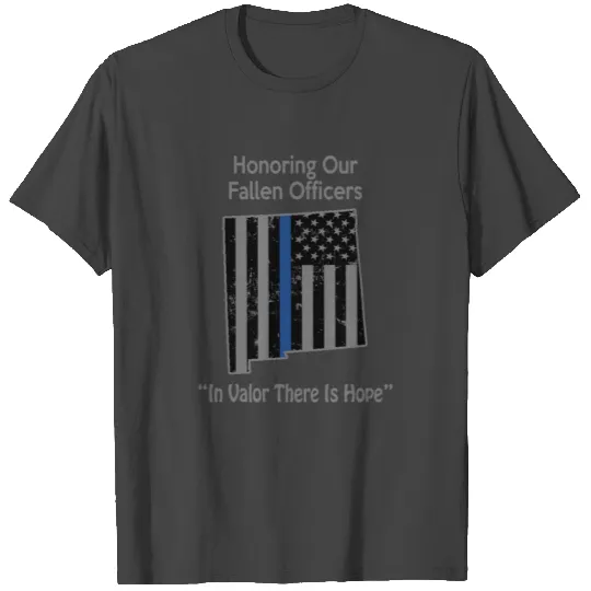 New Mexico State Police Support The Police Gifts T Shirts