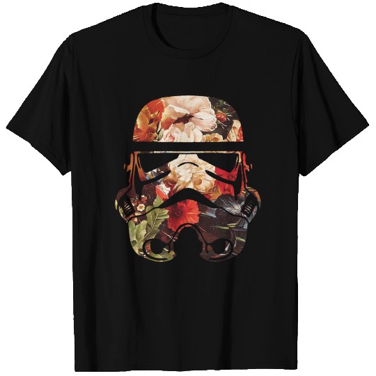 Floral Print Stormtrooper T Shirts