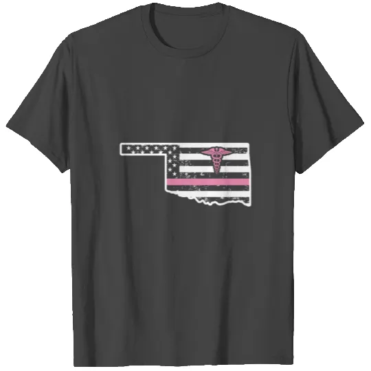 Oklahoma Nurse CNA RN RNA NP Gift T Shirts