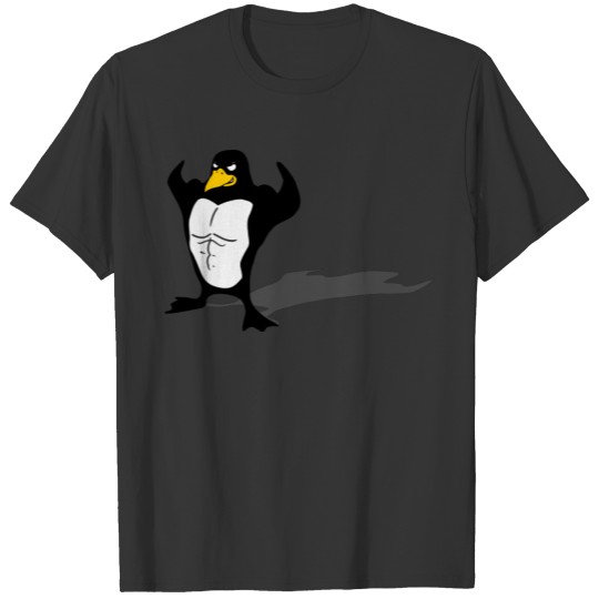 strong penguin fitness Bodybuilding powerlifting T-shirt