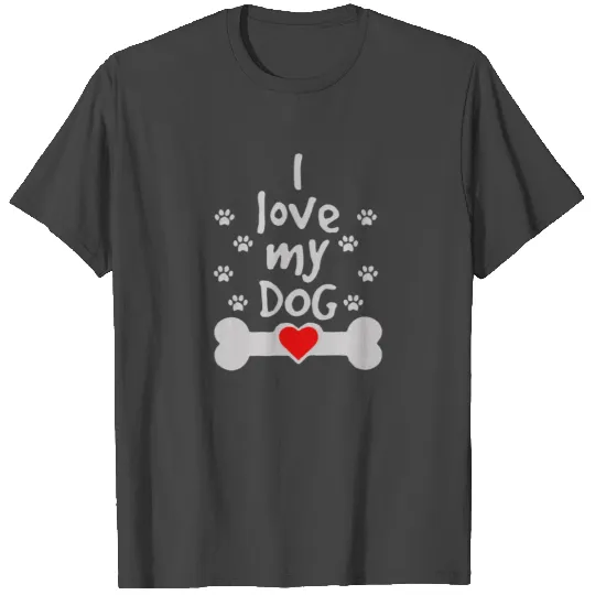 Awkwardstyles I Love My Dog T Shirts