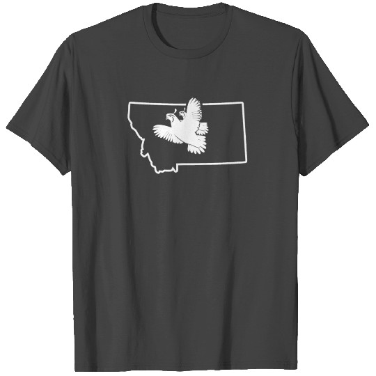 Hunting Quail Montana Dog Bird Hunting T Shirts