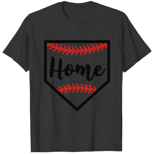 Baseball home plate T Shirts