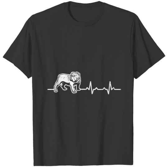 Heartbeat tattoo inspired for dog lover T Shirts