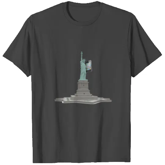 statue of liberty USA amerika joke Iphone T Shirts