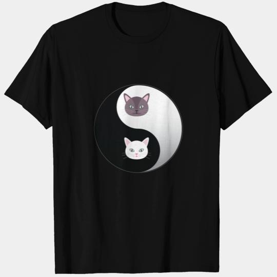 Cat ying yang - cat yin yang T Shirts