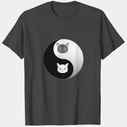 Cat ying yang - cat yin yang T Shirts