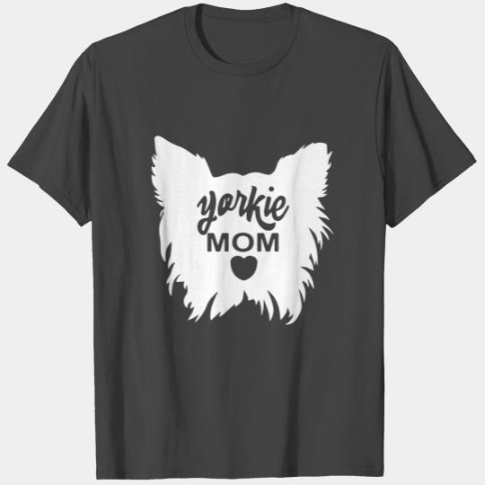 Yorkie Mom T Shirts