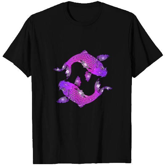 Purple Koi Fish T Shirts