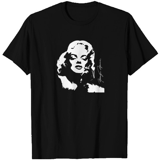 Marilyn Monroe with signature T Shirts