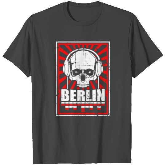 Totenkopf Kopfhoerer Hood Chiller Berlin T Shirts