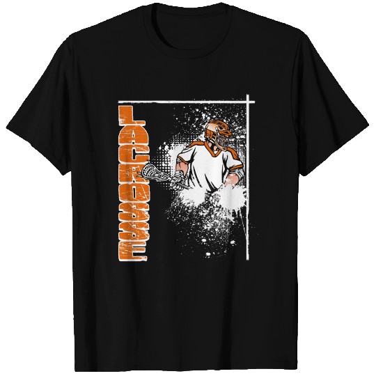 Lacrosse with white print T Shirts