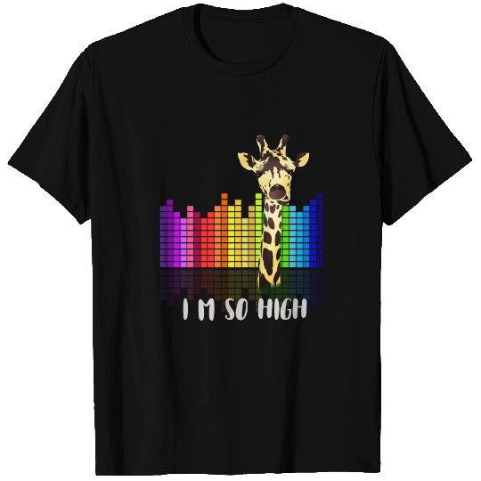 giraffe high level music tranquilizer disco gamer T Shirts