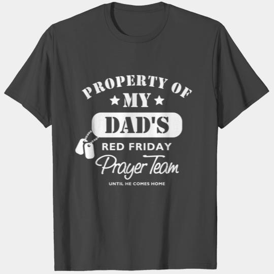 Red Friday PT Dad T Shirts