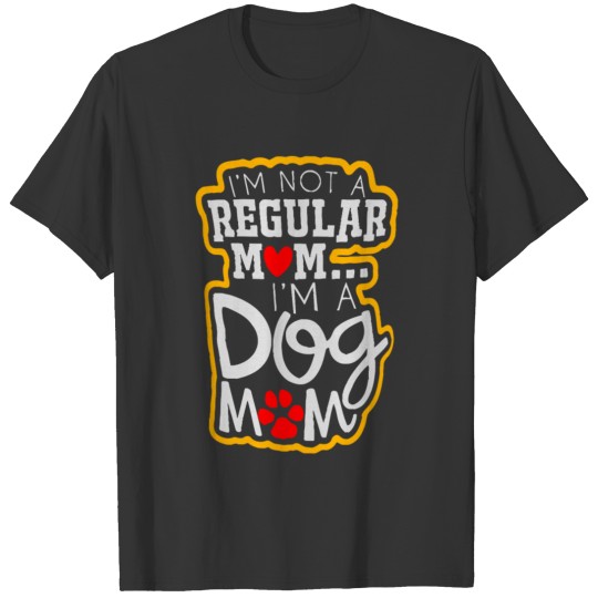 Dog Mom Dark Heather T Shirts