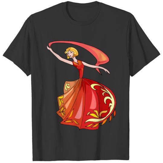 Dancing girl 02 T-shirt