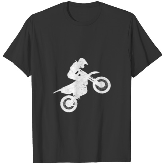 motocross retro gift used look T-shirt