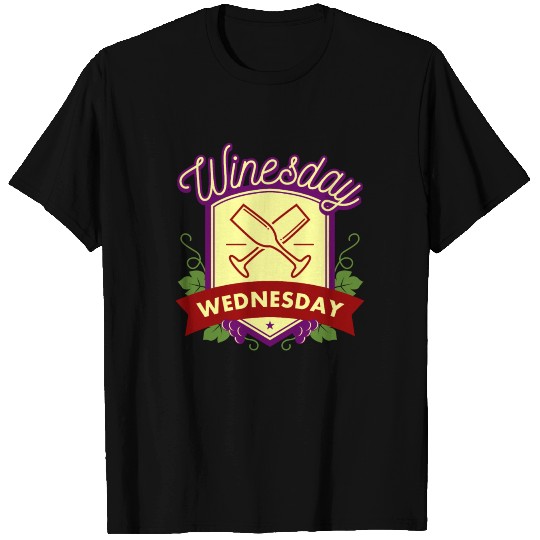 Winesday Wednesday T Shirts