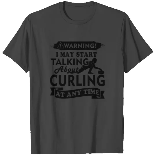 Curling At Any Time Mug T Shirts