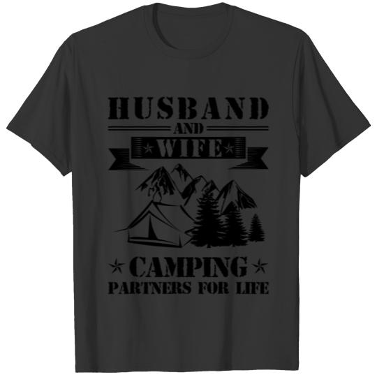 Husband And Wife Camping Mug T-shirt