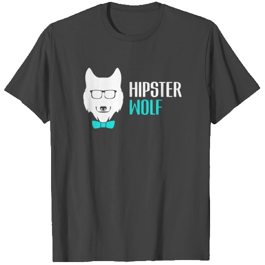 HIPSTER WOLF T Shirts
