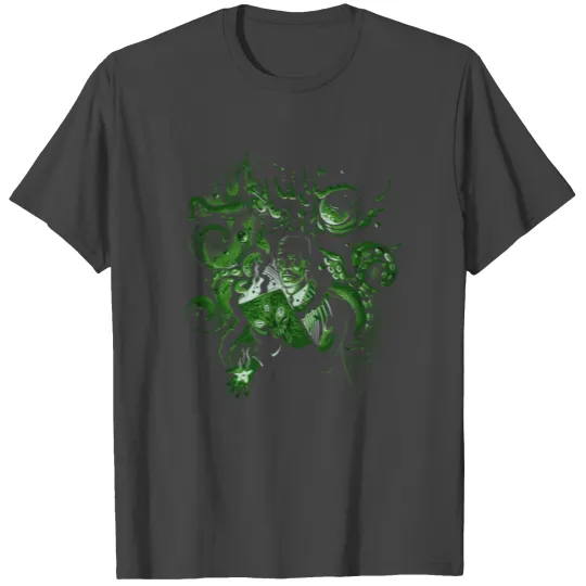 Love Cthulhu Vintage Art Painting T Shirts