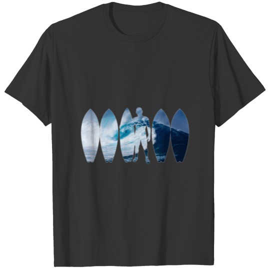 Cool Surfing Surfer Beach Wave Shirt Birthday gift T-shirt