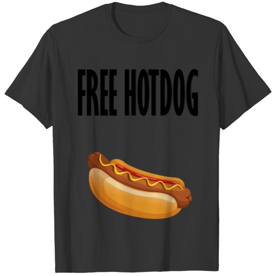 free hotdog T-shirt