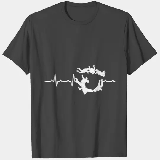 Skydiving Extreme Sports Heartbeats Gift T Shirts