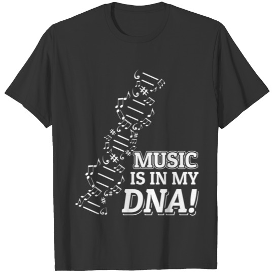 Music is in my DNA T Shirt Gift Orchestra Choir T-shirt