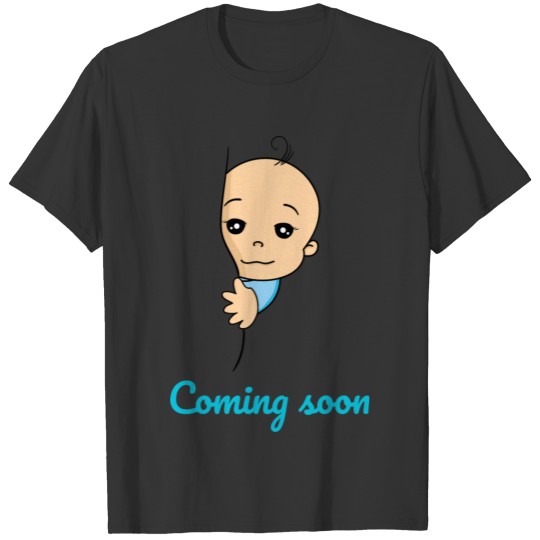 Coming Soon Baby Boy Pregnancy Pregnant Birth T-shirt