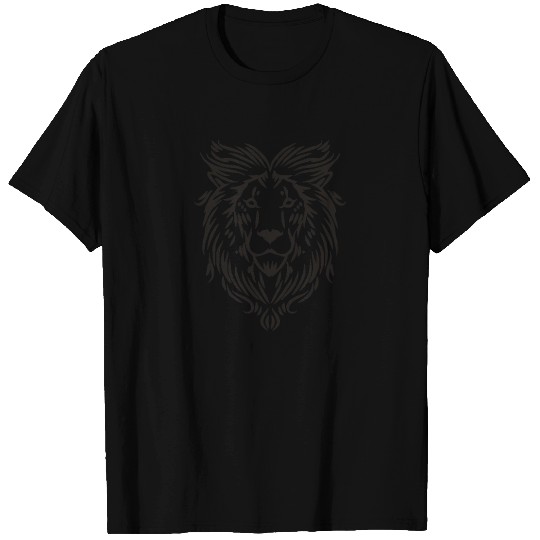LION ART Funny Animal T Shirts