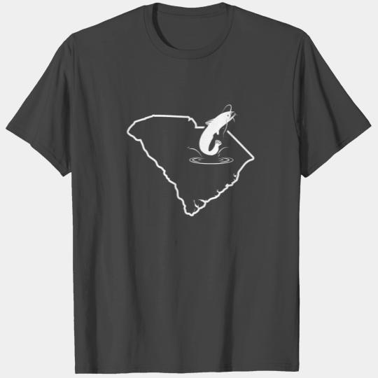 Blue Catfish South Carolina Cat Fishing T Shirts