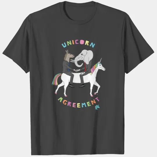 Unicorn Agreement Republican & Democrat On Unicorn T Shirts