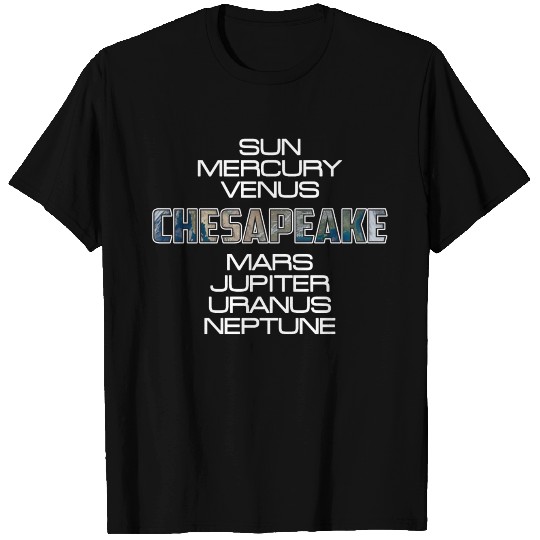 Solar System Planet Earth Chesapeake Gift T Shirts