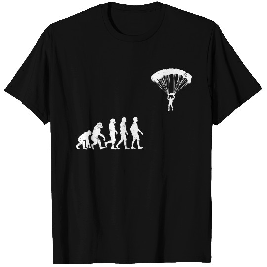 Funny Parachute Evolution T Shirts