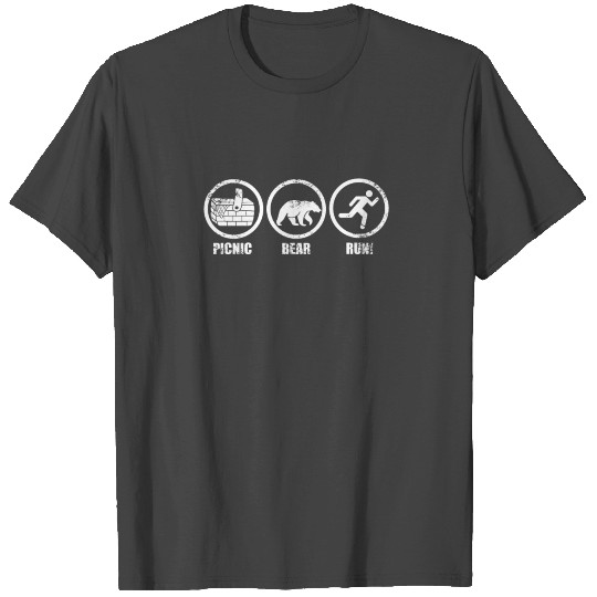 Summer, Picnic Bear Run T Shirts