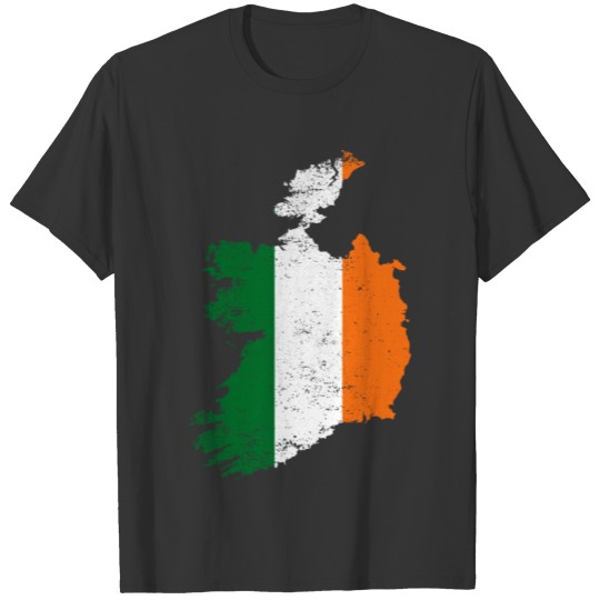 Irish Map Flag T-shirt