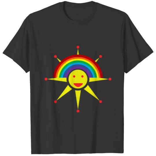 Sun and rainbow T-shirt