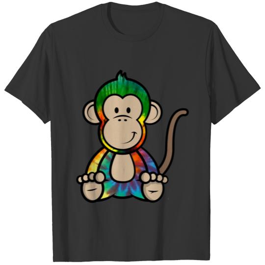 Tie Dye Monkey T Shirts