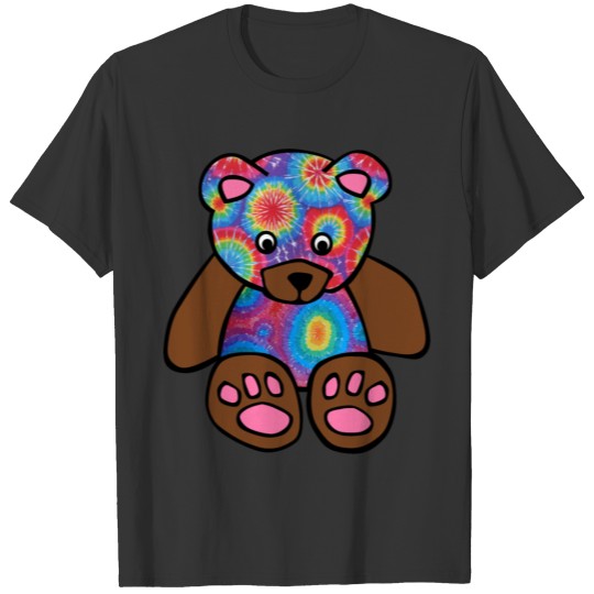 Tie Dye Teddy Bear T Shirts