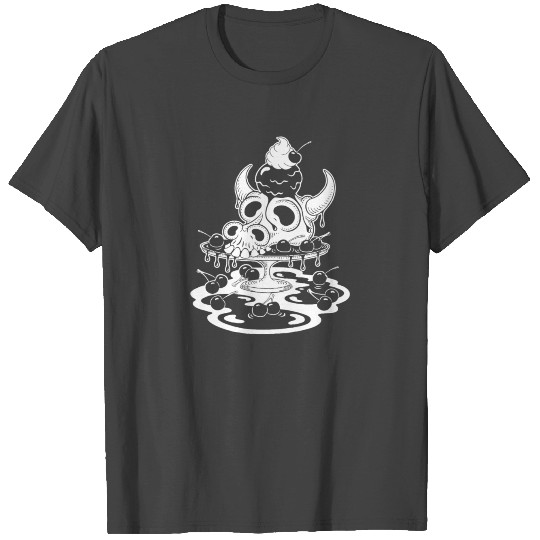 New Design Inkcream Cow Skull Best Seller T Shirts