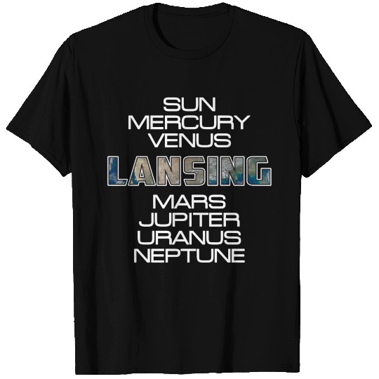 Solar System Planet Earth Lansing Gift T Shirts