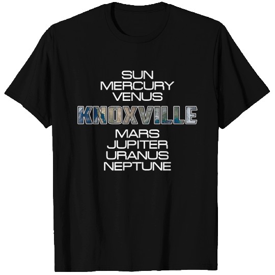 Solar System Planet Earth Knoxville Gift T Shirts