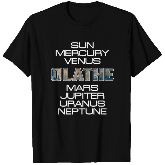 Solar System Planet Earth Olathe Gift T Shirts