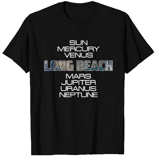 Solar System Planet Earth Long Beach Gift T Shirts
