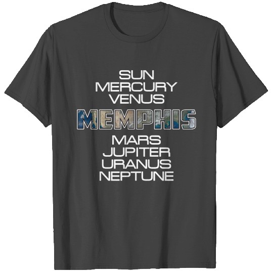 Solar System Planet Earth Memphis Gift T Shirts