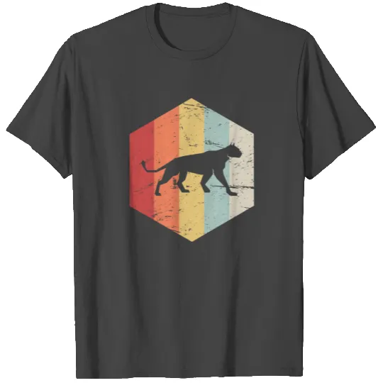 Retro 70s Mountain Lion T Shirts