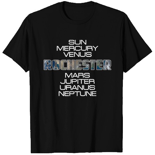 Solar System Planet Earth Rochester Gift T Shirts