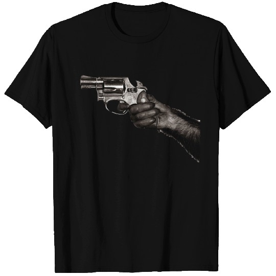 Monkey With Gun T Shirts